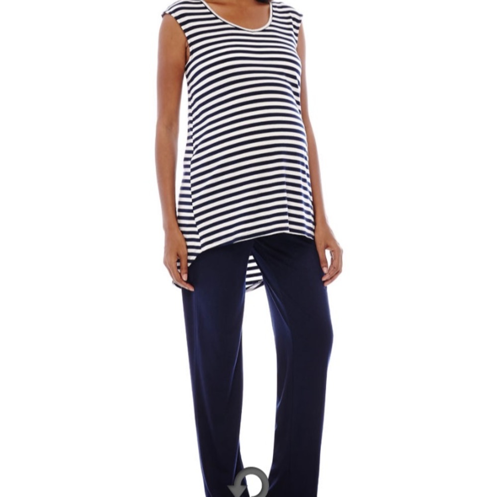 Spencer maternity nursing top and pants set (pjs)